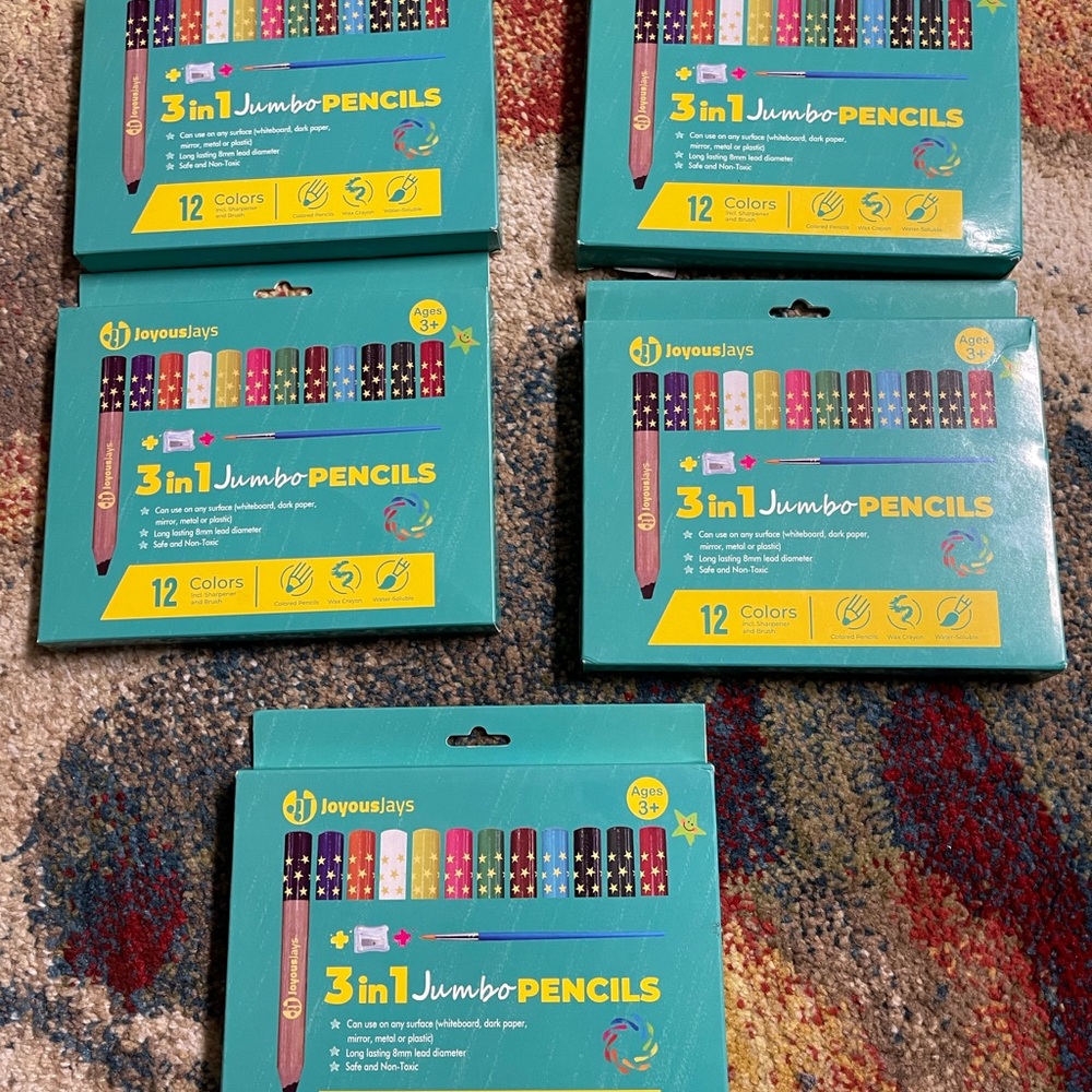 Jumbo colored pencils for kids